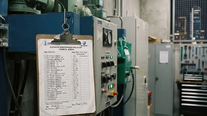 Free Elevator Maintenance Checklist PDF for Jeddah Managers