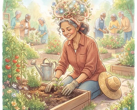 Rooted in Wellness: How Gardening Cultivates a Sharper, Healthier Brain