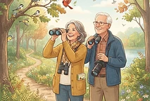 The Winged Workout: How Birdwatching Keeps Your Brain Sharp and Resilient