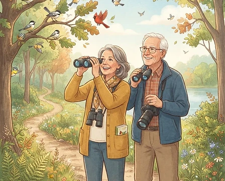 The Winged Workout: How Birdwatching Keeps Your Brain Sharp and Resilient