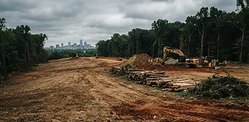 Land Clearing - KSOR Tree Service Charlotte NC