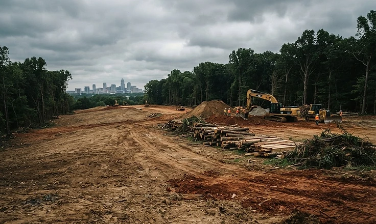 Land Clearing Charlotte NC - KSOR Tree Service
