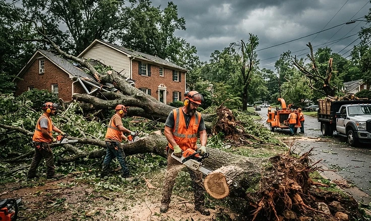 Storm Cleanup Charlotte NC - KSOR Tree Service