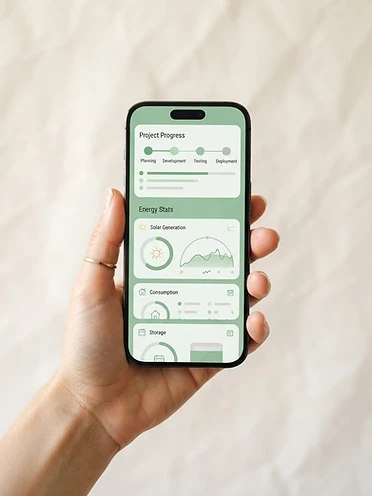 Concept image representing the planned Eco Solar customer experience