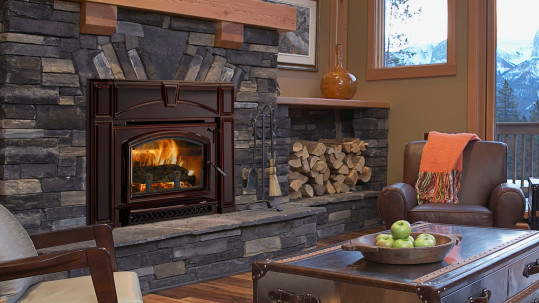 Outdoor fireplace and BBQ environment