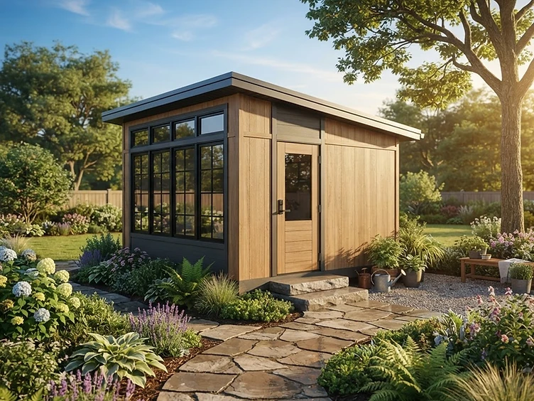 Premium garden shed