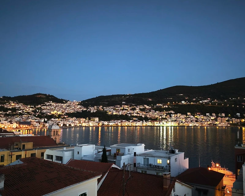 Samos town and harbor