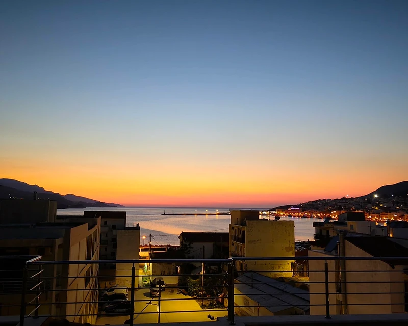 Samos town and harbor