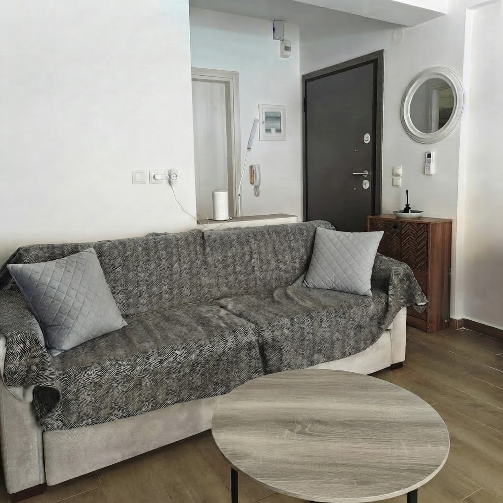 Living area with sofa & coffee table