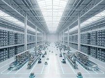 Fulfillment center aisles