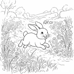 Coloring sheet 11: Twitch's Spring Dash