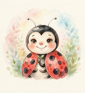 Portrait of Dot the Ladybird