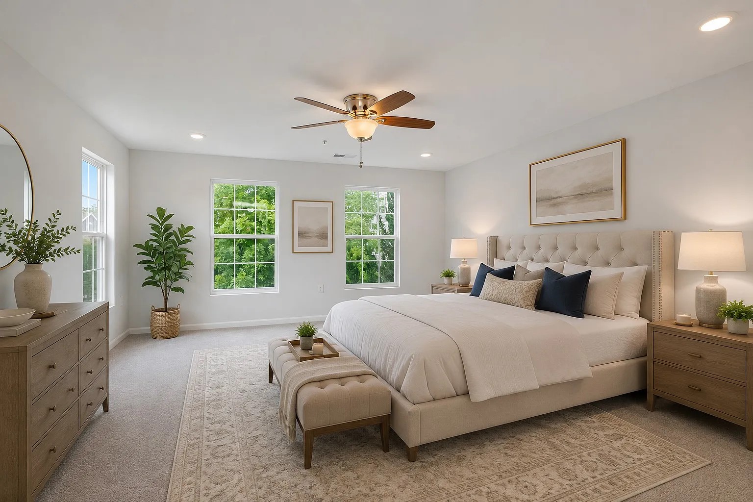 Remodeled bedroom