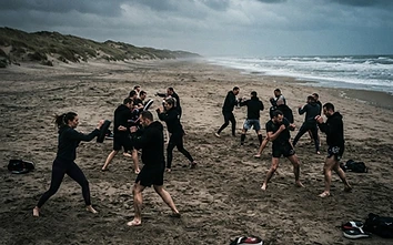 Training aan zee