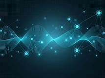 Business communications — abstract graphic