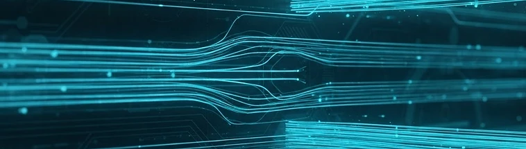 Networking & Infrastructure — abstract technology graphic
