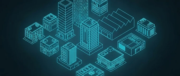 Industries served by WNC IT Pro — abstract technology graphic