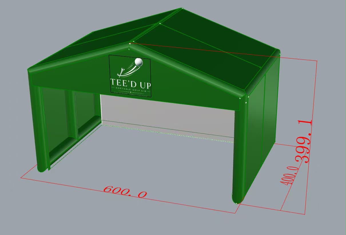 Tee'd Up portable golf sim logo