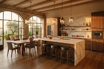 Cucina in marmo