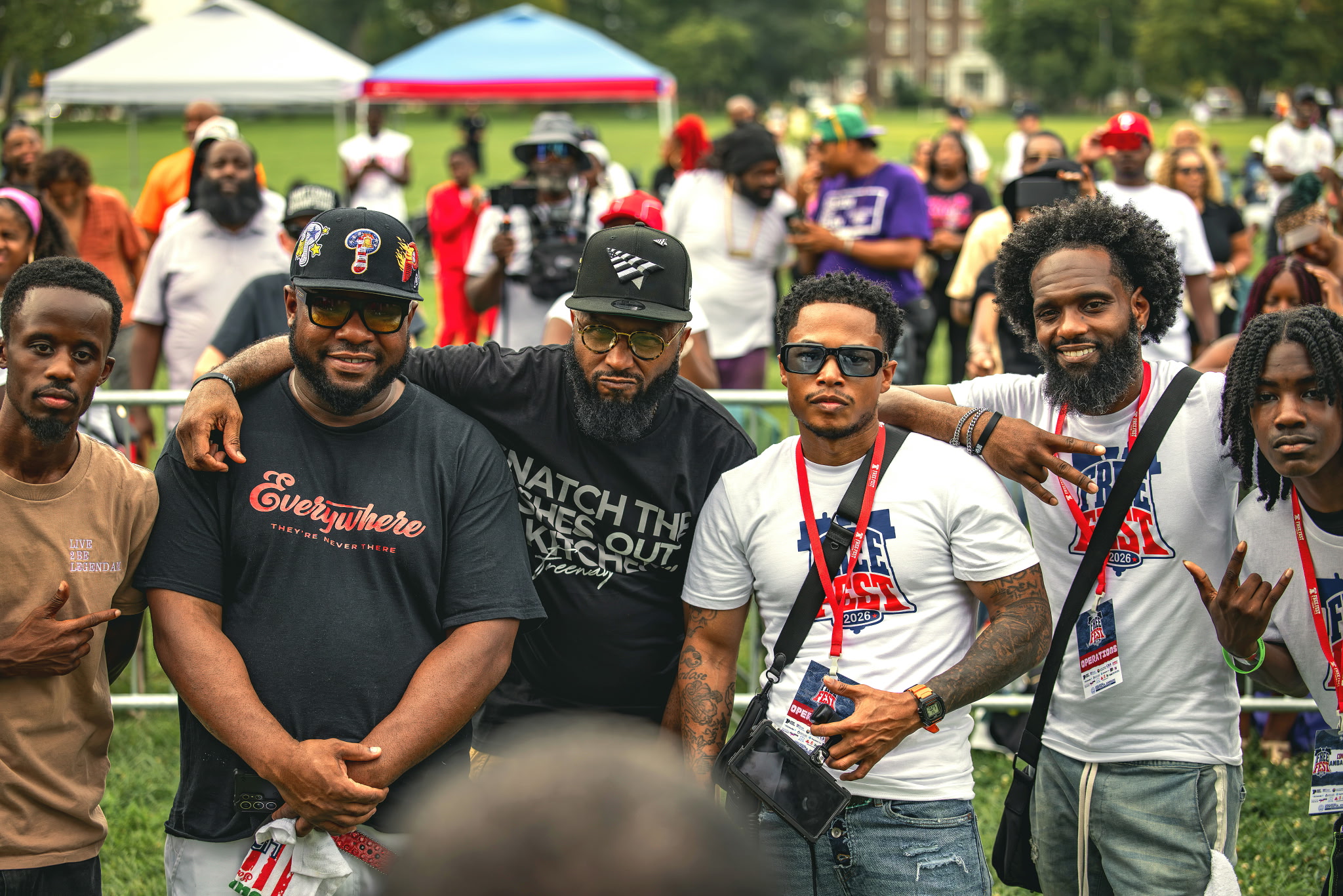 Hammers to Cameras crew at Philly FreeFest 2026 at the Navy Yard