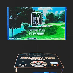 Golden Tee PGA Tour arcade game at Winner's Circle Gaming Lounge