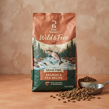 Pure Balance Wild & Free Grain-Free Salmon & Pea Recipe Dry Dog Food