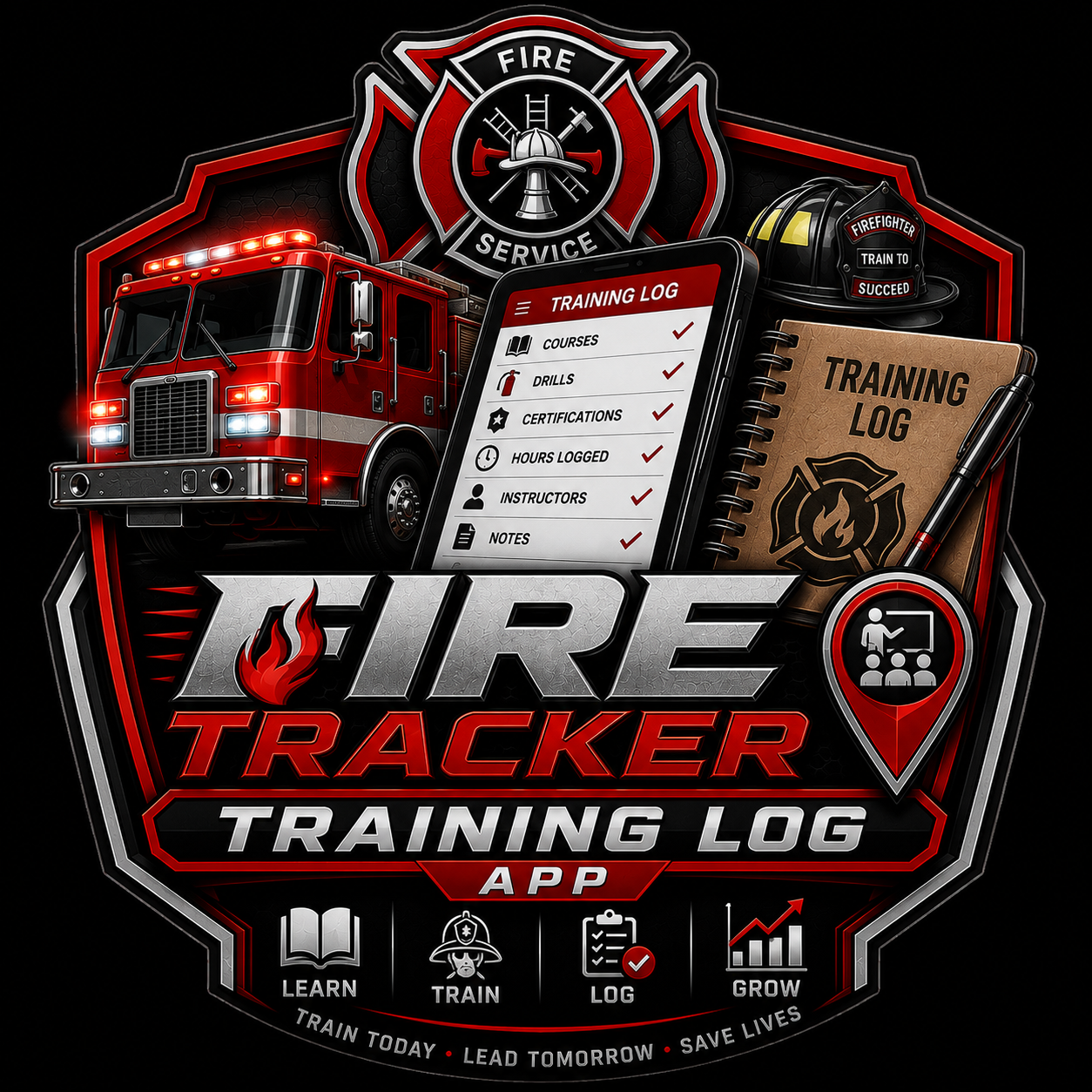 Fire Tracker Training Log logo