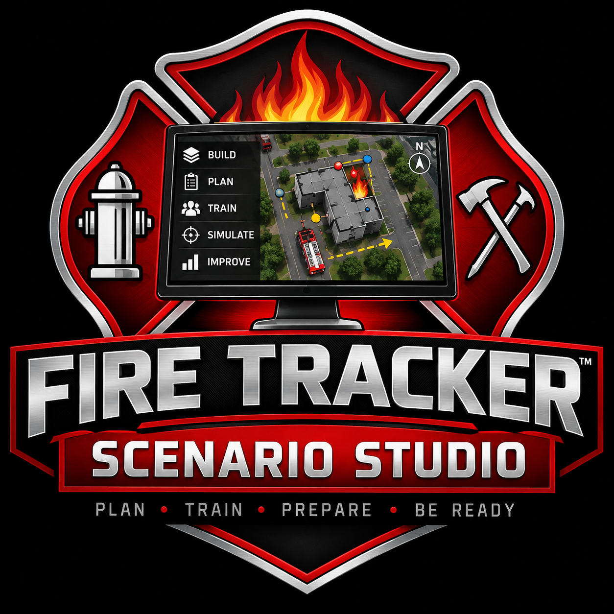 Fire Tracker Fire Scenario Studio logo