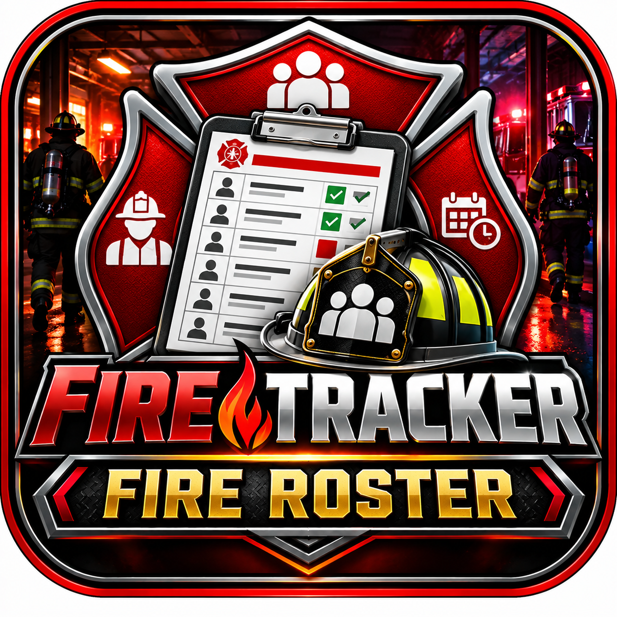 Fire Tracker Roster logo