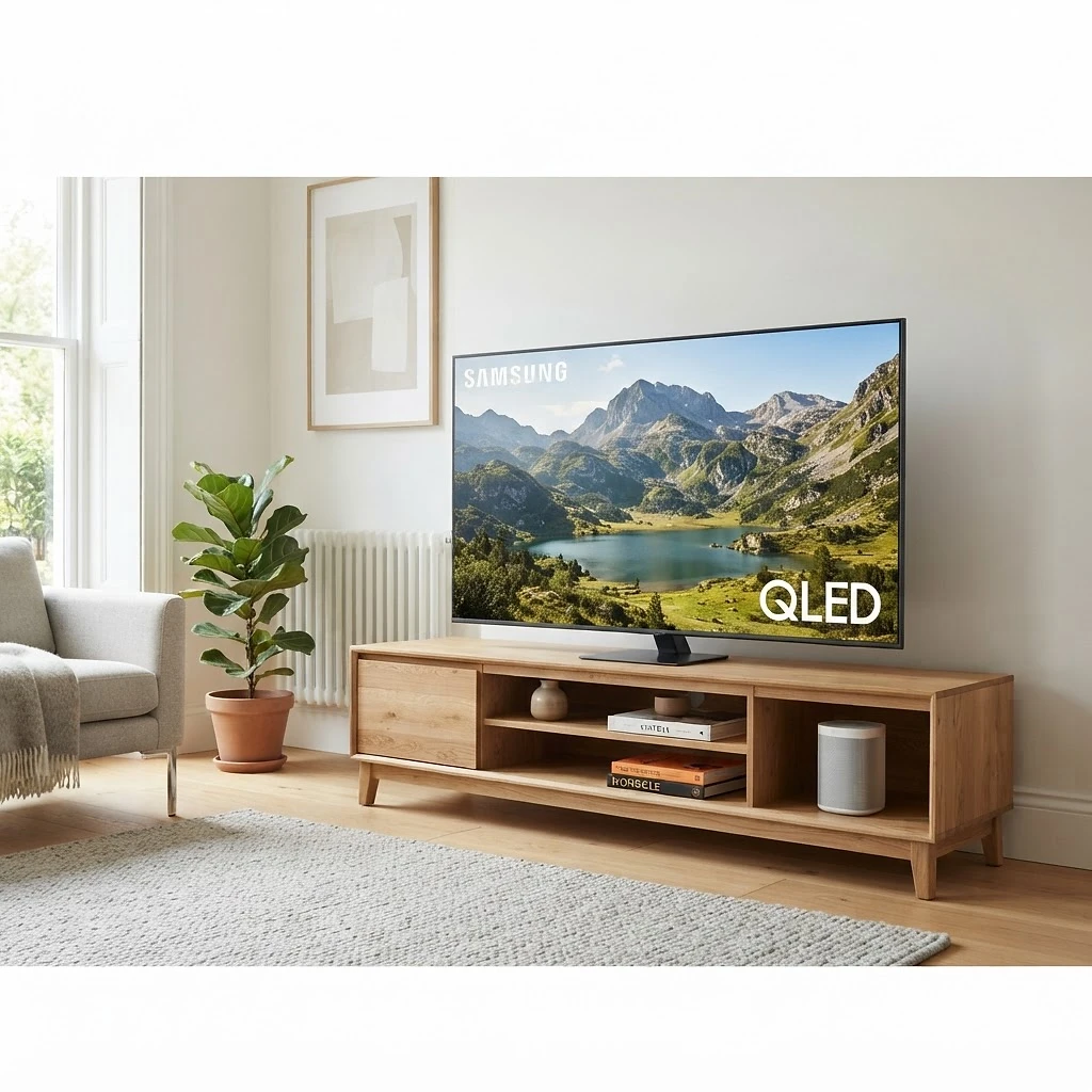 55 inch Toshiba Led smart tv and TV stand