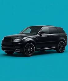 Black SUV spotlight advertisement
