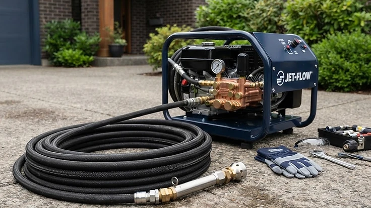 Hydro-jetting drain cleaning service in Austin TX