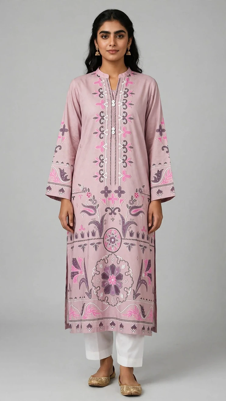 Ethnic Brand - XS Size - Lawn