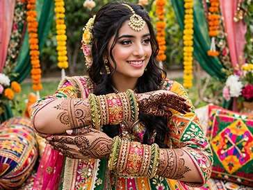 🌈 Multicolor Heavy Bridal Chooraiyan 🌈