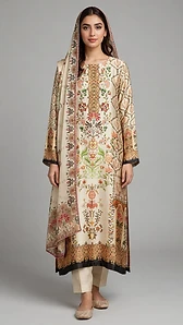 Kaftan - 3 Piece - Silk - L Size