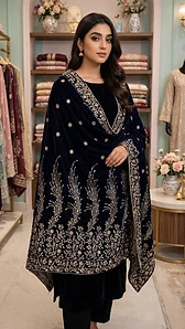Velvet Shawl