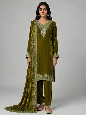 3 Piece - Velvet - Small Size - Winter Collection
