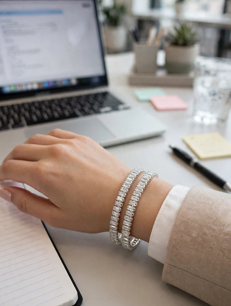 💎 Office Wear Diamond Bangles 💎