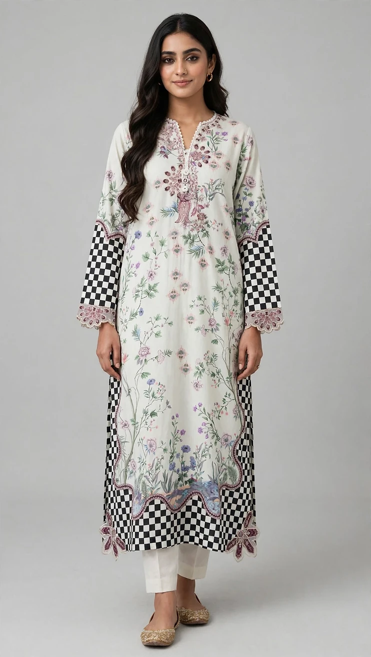 Ethnic Brand - Extra Small (XS) - Lawn