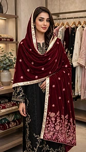 Article: Velvet Shawl