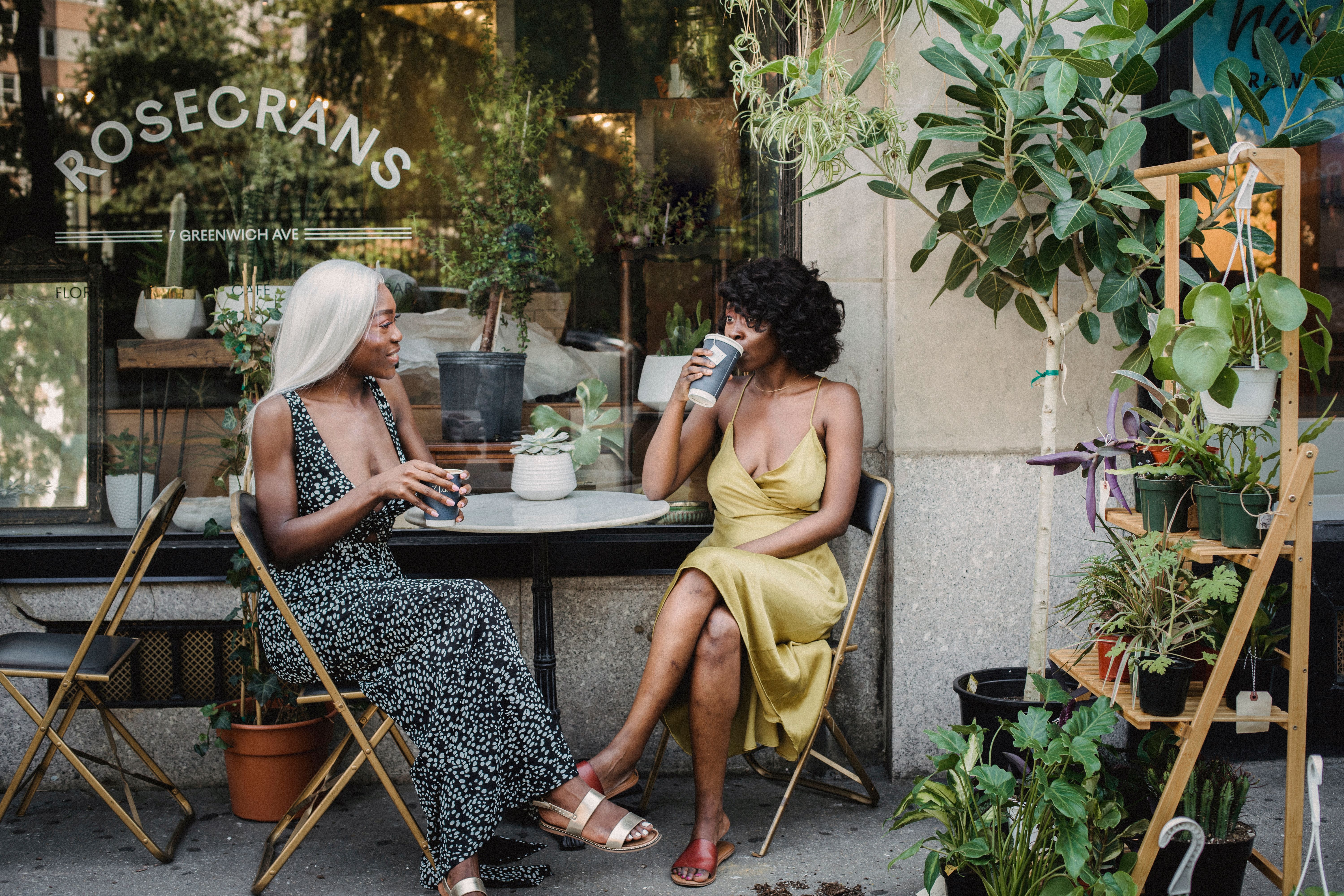 Women connecting