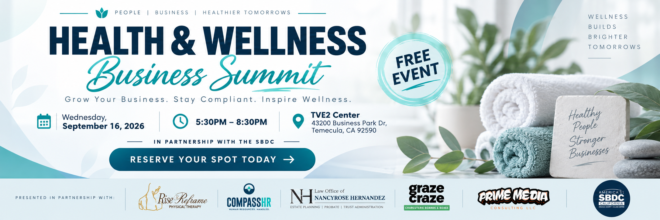 Health & Wellness Business Summit — People, Business, Healthier Tomorrows