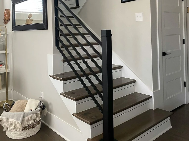 Custom Steel Staircase & Railing