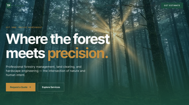 TP foristry and landscaping template preview