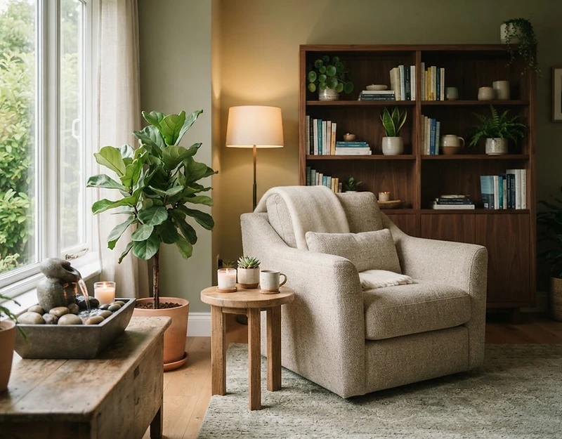 Calm mental health counseling office