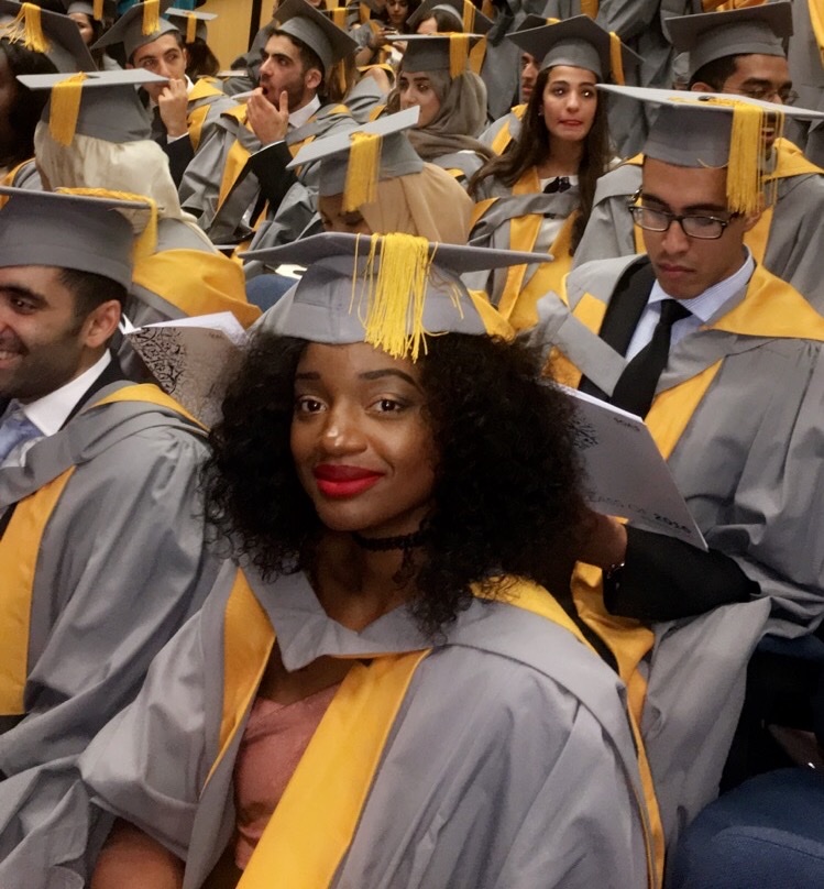 Martine Doce graduating from SOAS, 2016