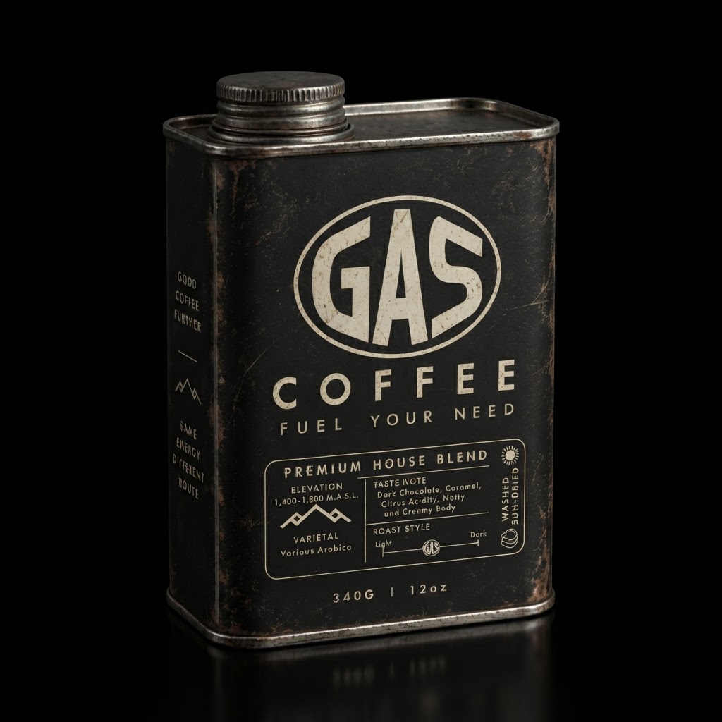 Premium Blend coffee canister