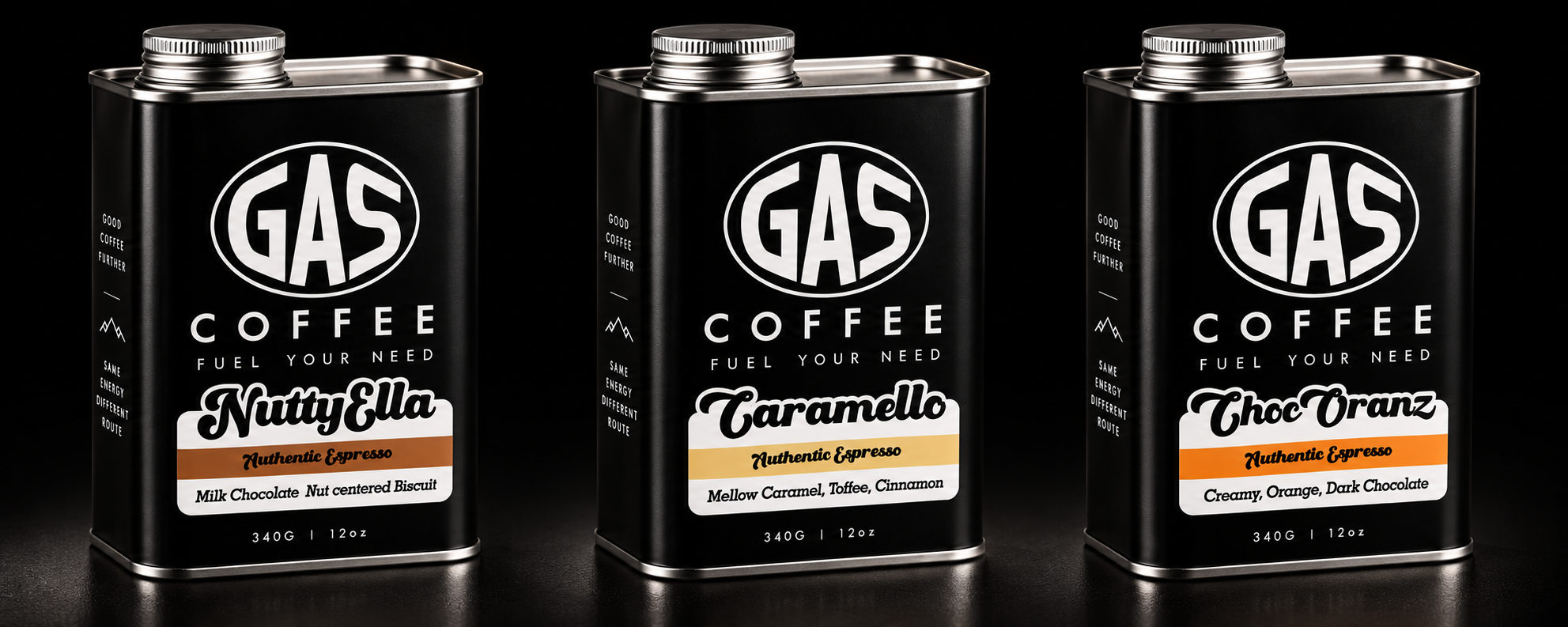 GAS Coffee canisters