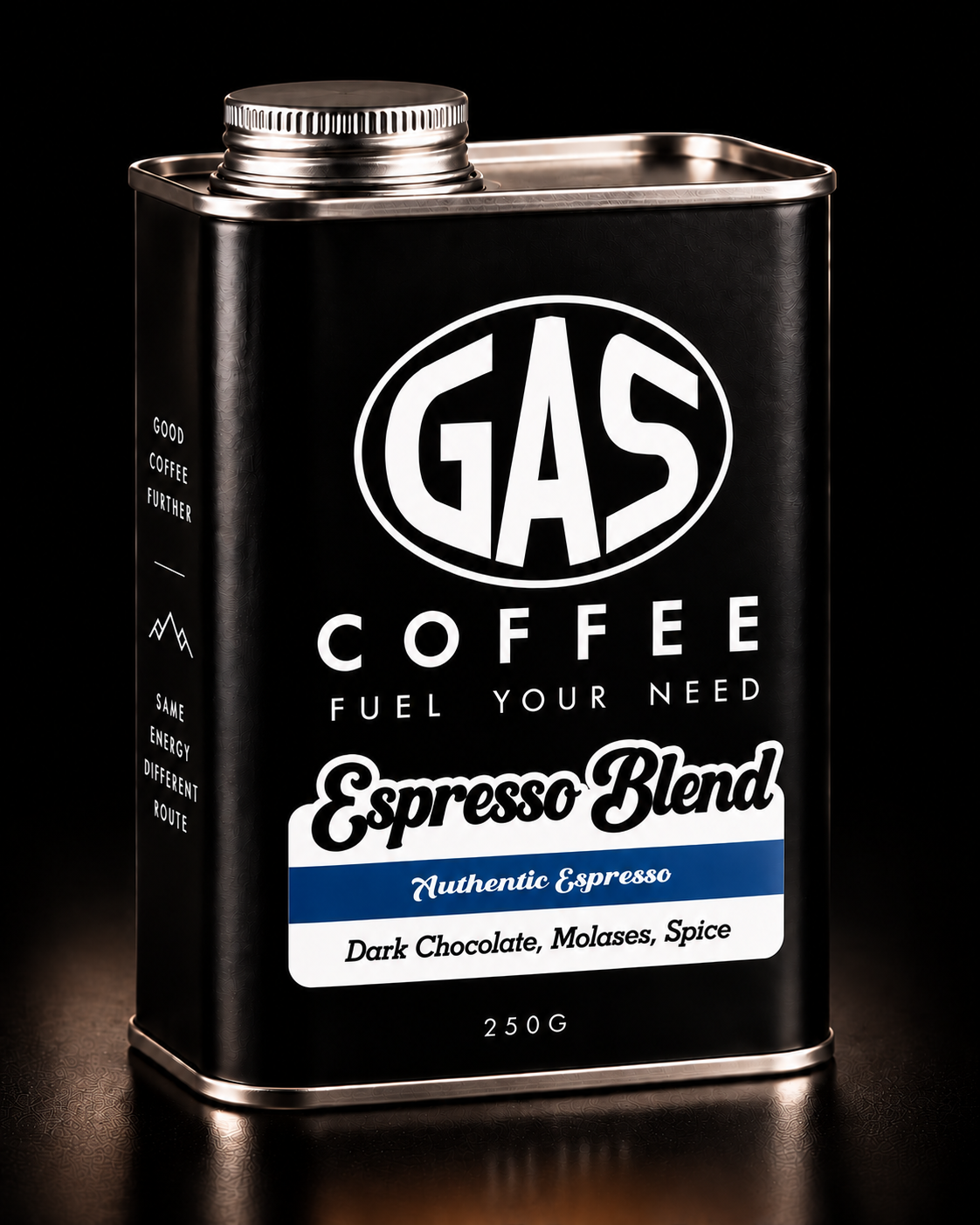Espresso Blend coffee canister