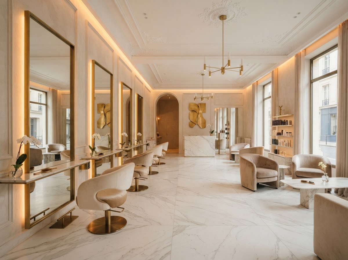 Premium salon interior